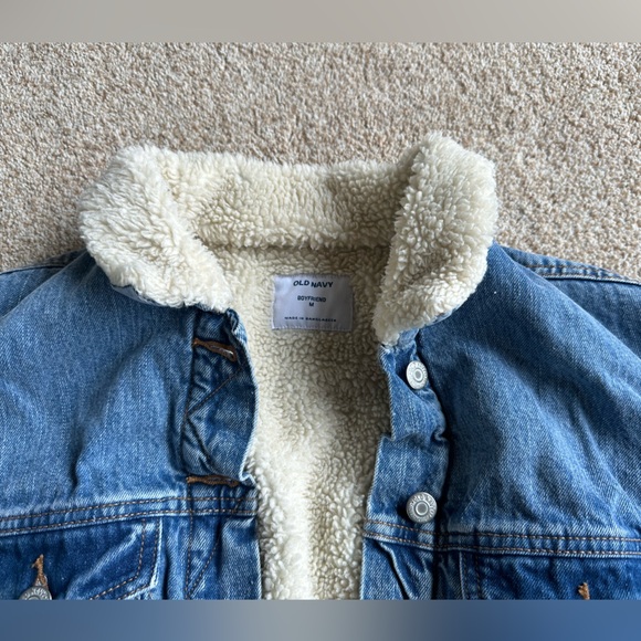 Old Navy Sherpa Lined Jean Jacket - Picture 5 of 8